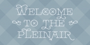 Pleinair font download