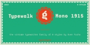 Typewalk Mono 1915 font download