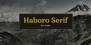 Haboro Serif font download