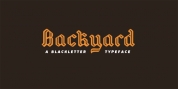Backyard font download