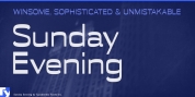 Sunday Evening font download