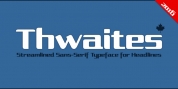 Thwaites font download