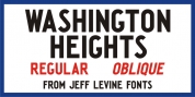 Washington Heights JNL font download