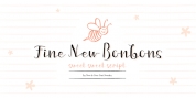 Fine New Bonbons font download