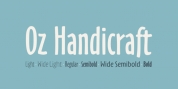 Oz Handicraft BT font download