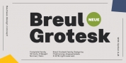 Breul Grotesk font download