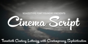 Cinema Script font download