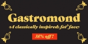 Gastromond font download