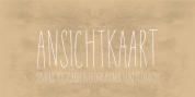 Ansichtkaart font download