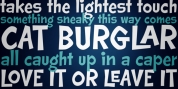 Cat Burglar PB font download