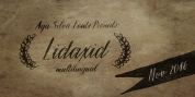 Lidaxid font download