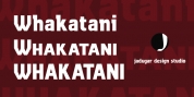 Whakatani font download