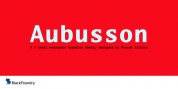 Aubusson font download