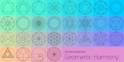 Geometric Harmony font download