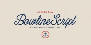 Bowline Script font download