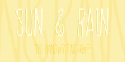 Sun & Rain font download