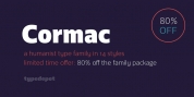 Cormac font download