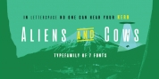 Aliens & Cows font download