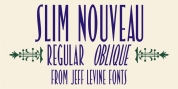 Slim Nouveau JNL font download