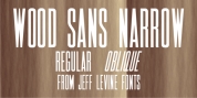 Wood Sans Narrow JNL font download