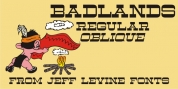 Badlands JNL font download