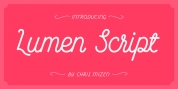 Lumen Script font download