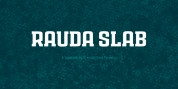 Ruda Slab font download