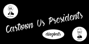 Cartoon US Presidents Dingbats font download