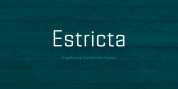 Estricta font download