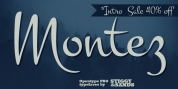 Montez Pro font download