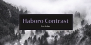 Haboro Contrast font download