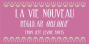 La Vie Nouveau JNL font download