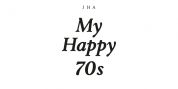 JHA My Happy 70s font download