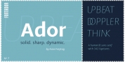 Ador font download