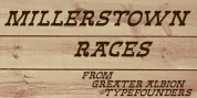 Millerstown Races font download