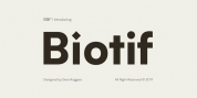 Biotif font download