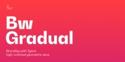 Bw Gradual font download