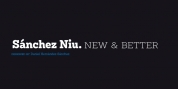 Sánchez Niu font download