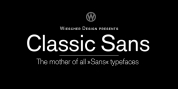 Classic Sans font download