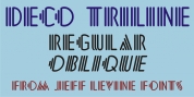 Deco Triline JNL font download