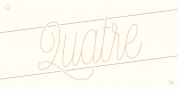 Quatre font download