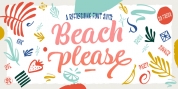 Beach Please font download