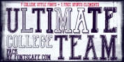 Ultimate College Team font download