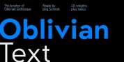 Oblivian Text font download