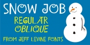 Snow Job JNL font download