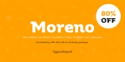 Moreno font download