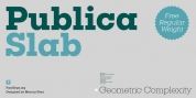 Publica Slab font download