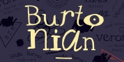 YWFT Burtonian font download