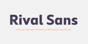 Rival Sans font download