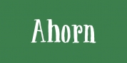 Ahorn font download